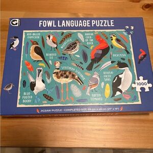 Fowl Language Birds Puzzle